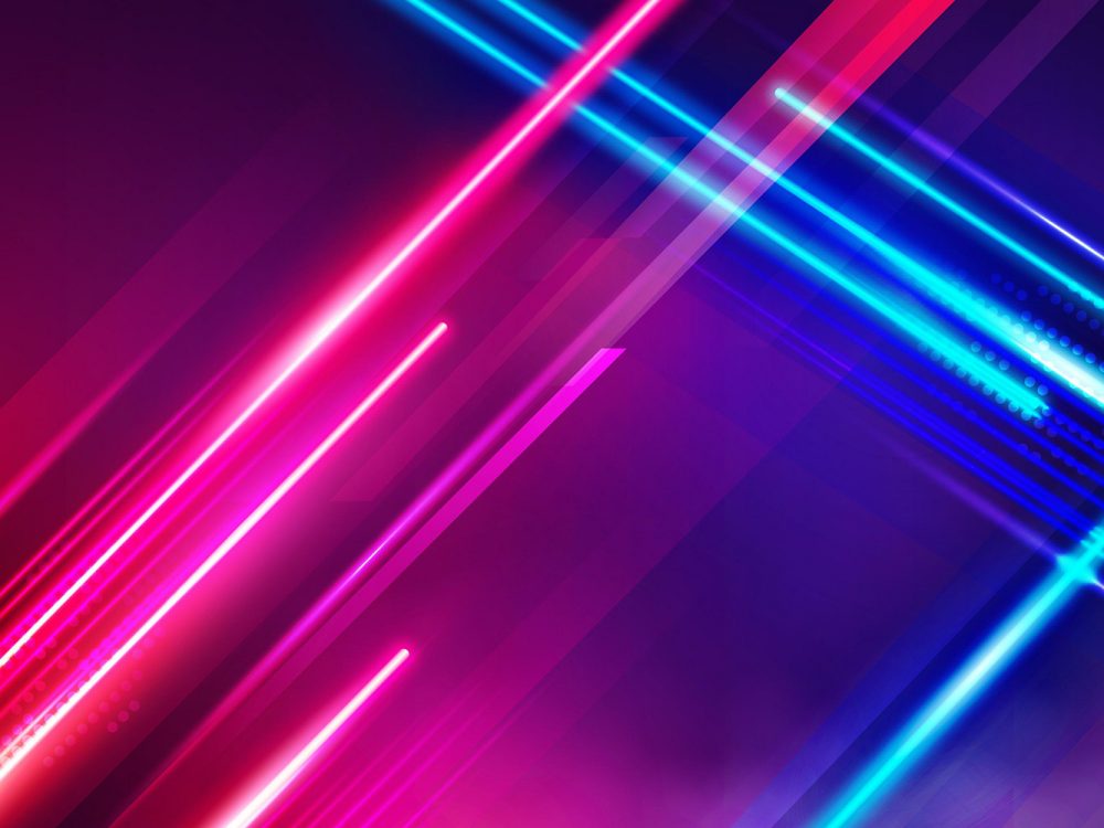 Abstract Neon Lights Background
