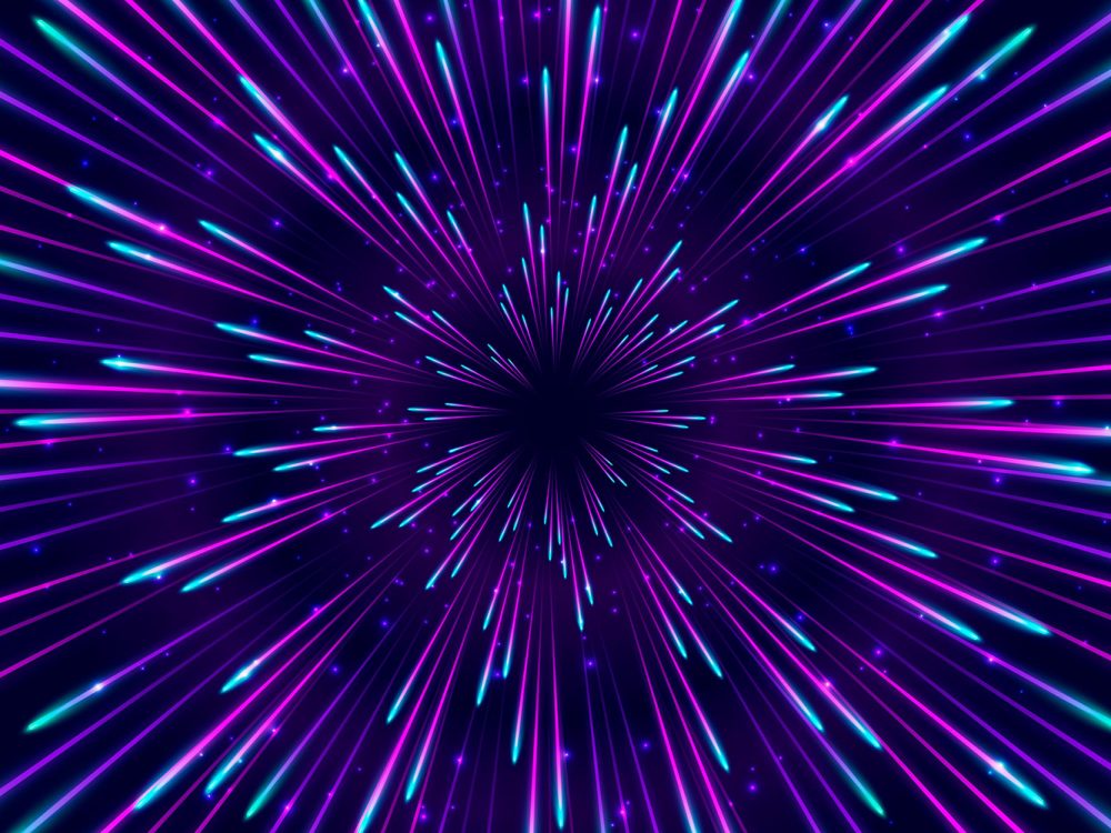 Abstract Neon Lights Background