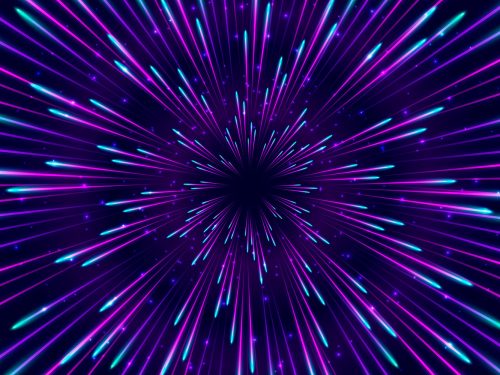 Abstract Neon Lights Background
