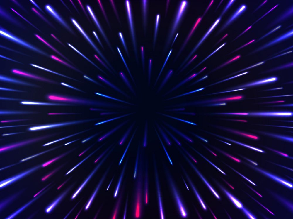 Abstract Neon Lights Background