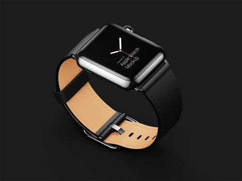 Apple Watch Mockups in Different Materials