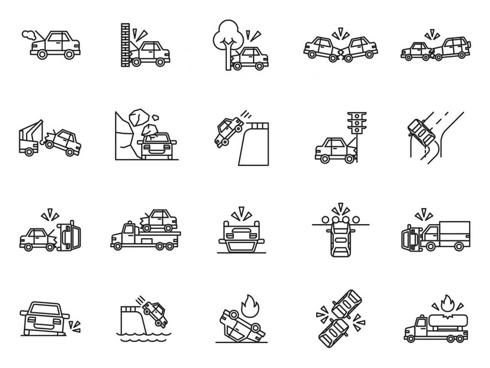 Car Accident Icons