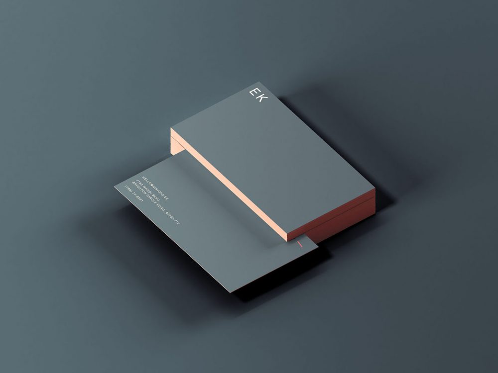 Classic Business Cards Mockup