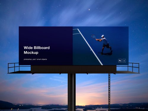 Free Billboard Mockup PSD