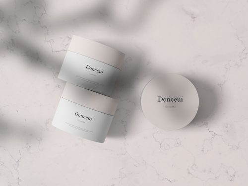 Free Cosmetic Jar Mockup
