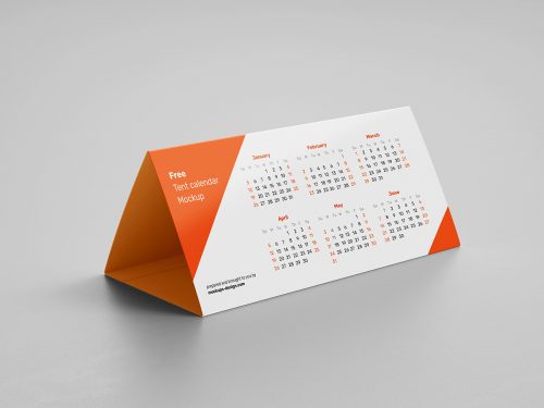 Free Desk Calendar Mockup