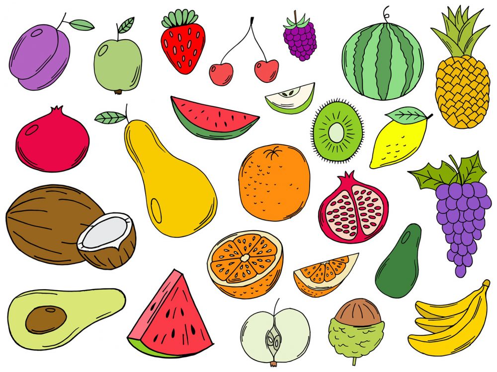 Free Fruit Vector Pattern