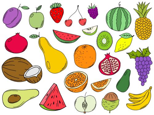 Free Fruit Vector Pattern
