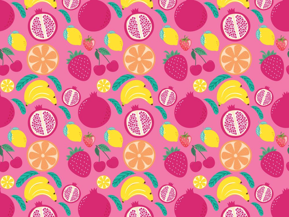 Free Fruit Vector Pattern