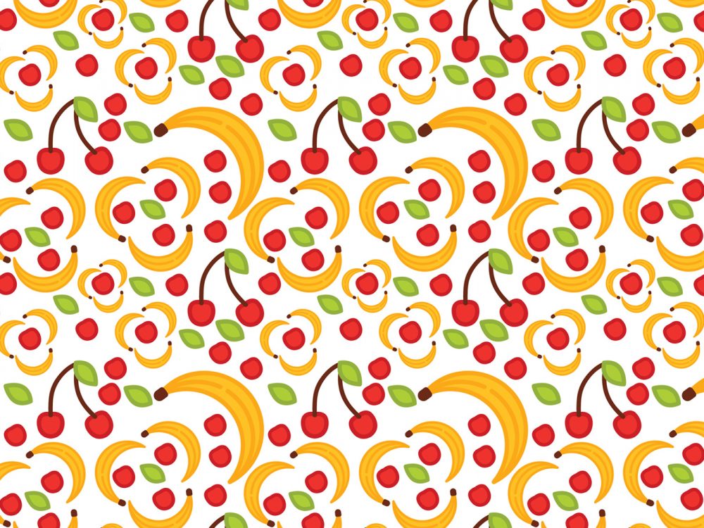 Free Fruit Vector Pattern