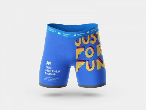 Free Men's Underwear Mockup