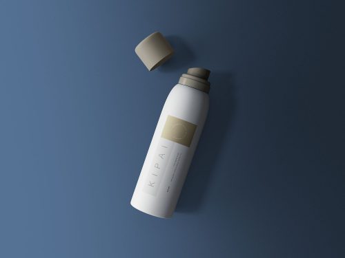 Free Plastic Spray Bottle Mockup