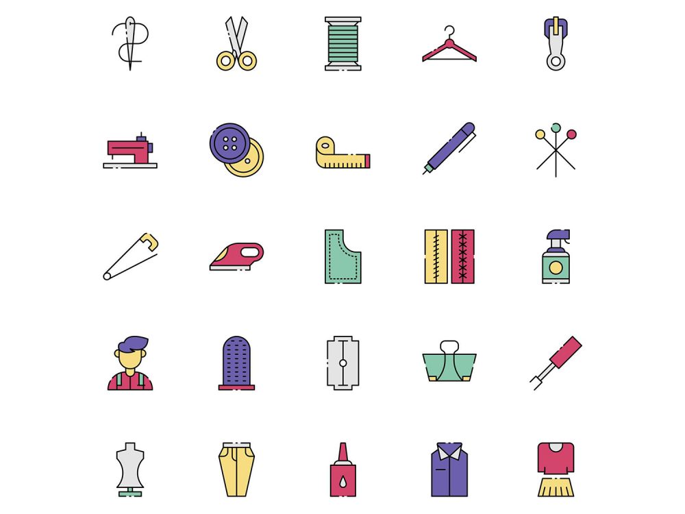 Free Tailor Vector Icons