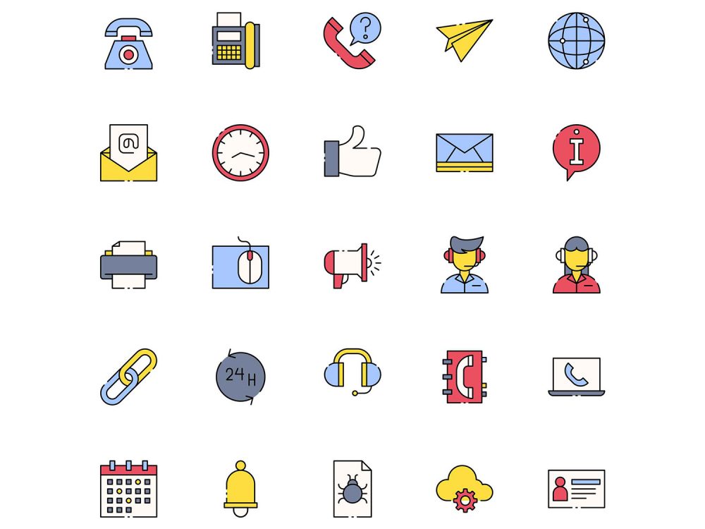 Free Telephone Operator Icons