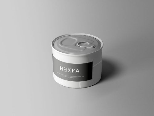 Free Tin Can Mockup