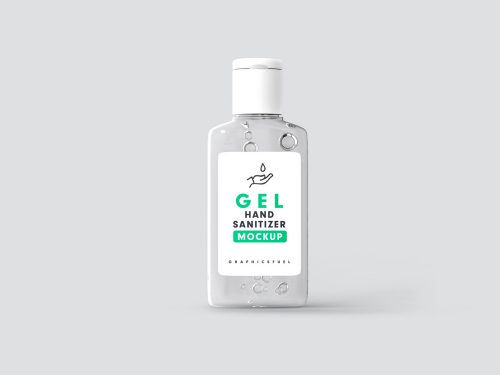 Hand Sanitizer Bottle Mockup