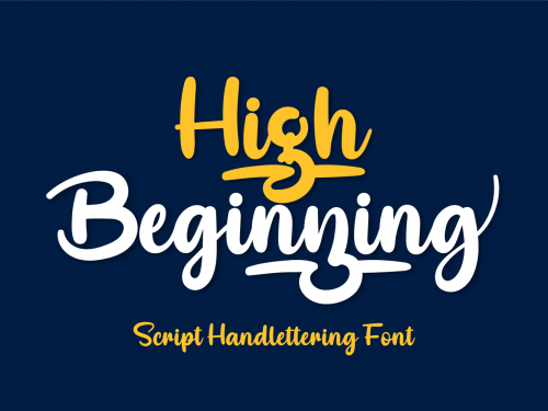 High Beginning Free Font