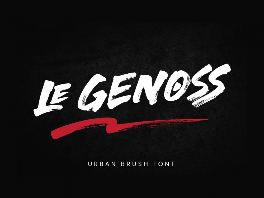 Le Genoss Free Font