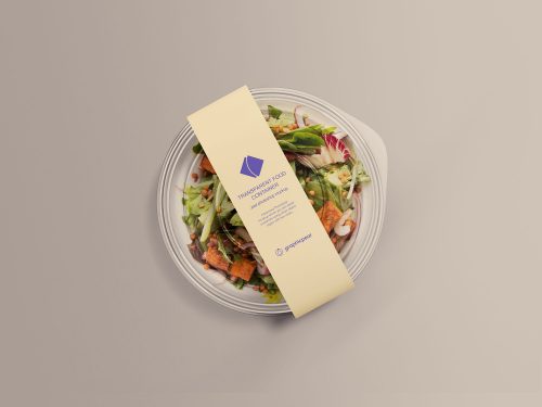 Plastic Food Container Mockup