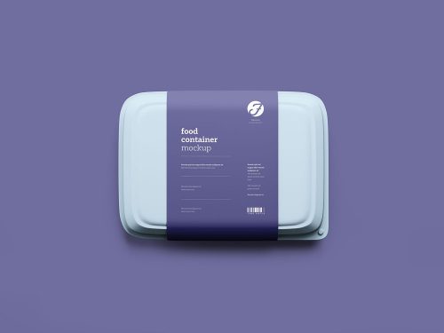 Plastic Food Container Mockup