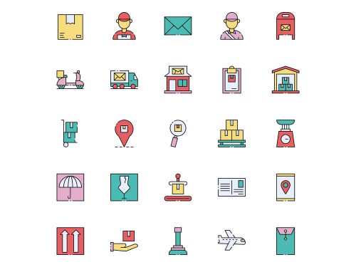Postman Vector Icons