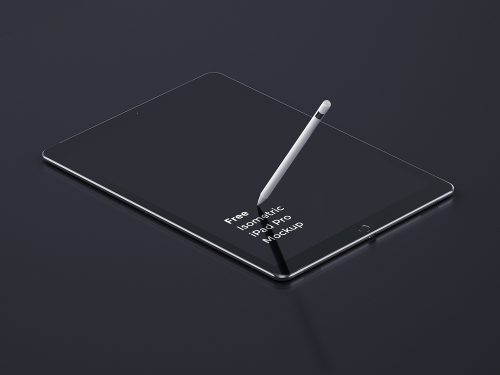 iPad Pro Free PSD Mockup