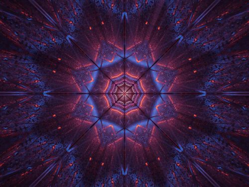 Abstract Neon Lights Background