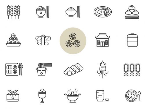 Asian Food Icons