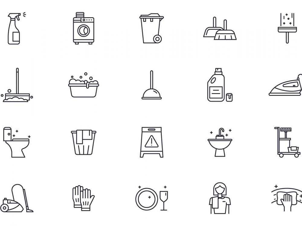Cleaning Service Icons
