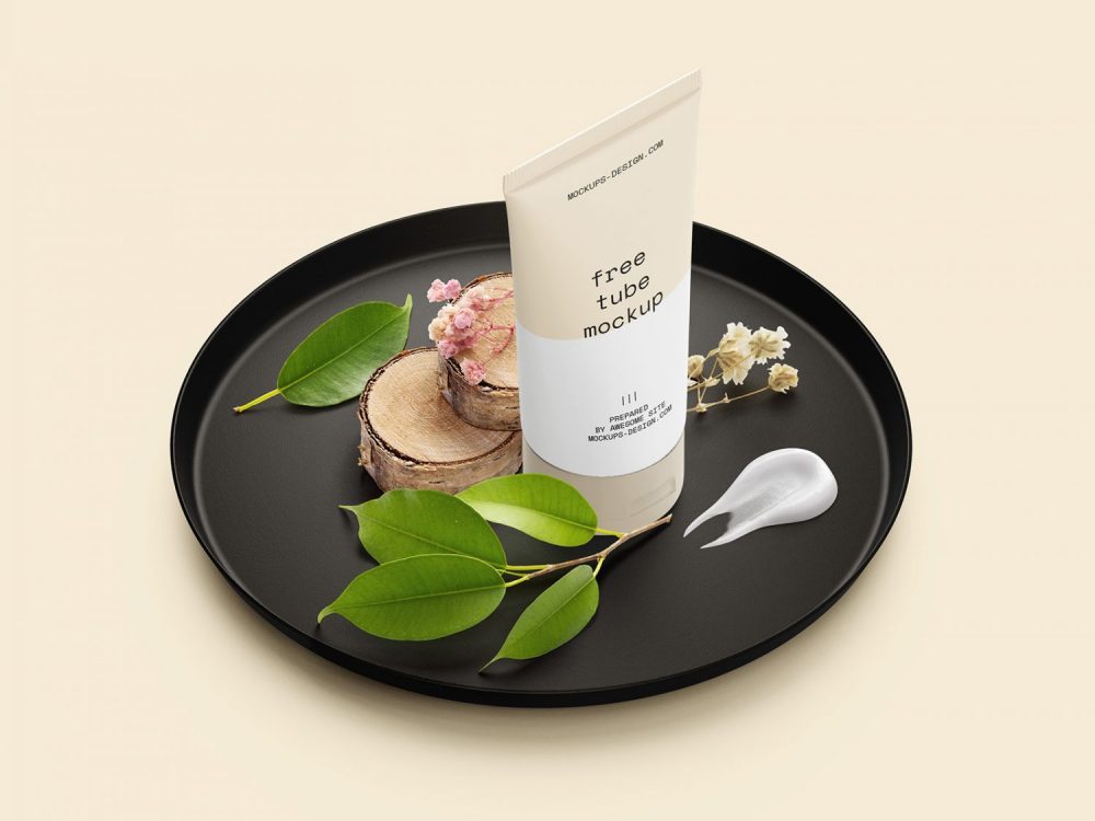 Cosmetic Tube Mockup