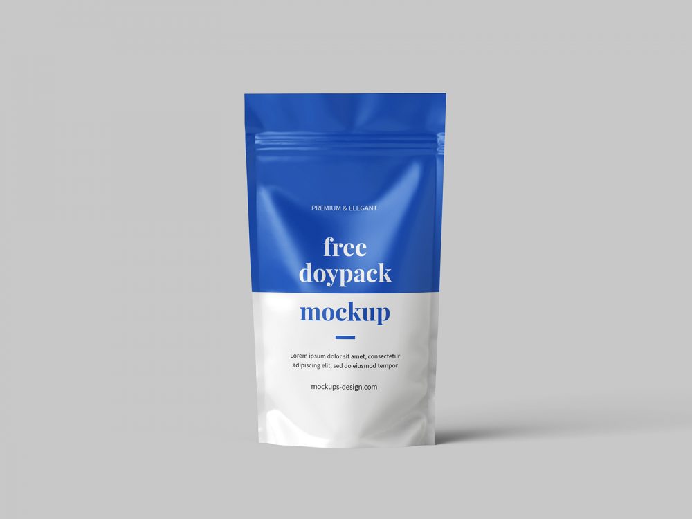 Free Doypack Mockup