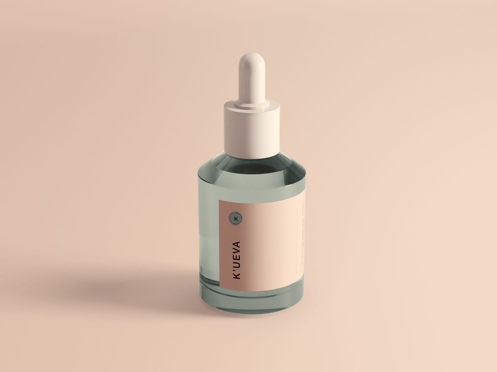 Free Dropper Bottle Mockup