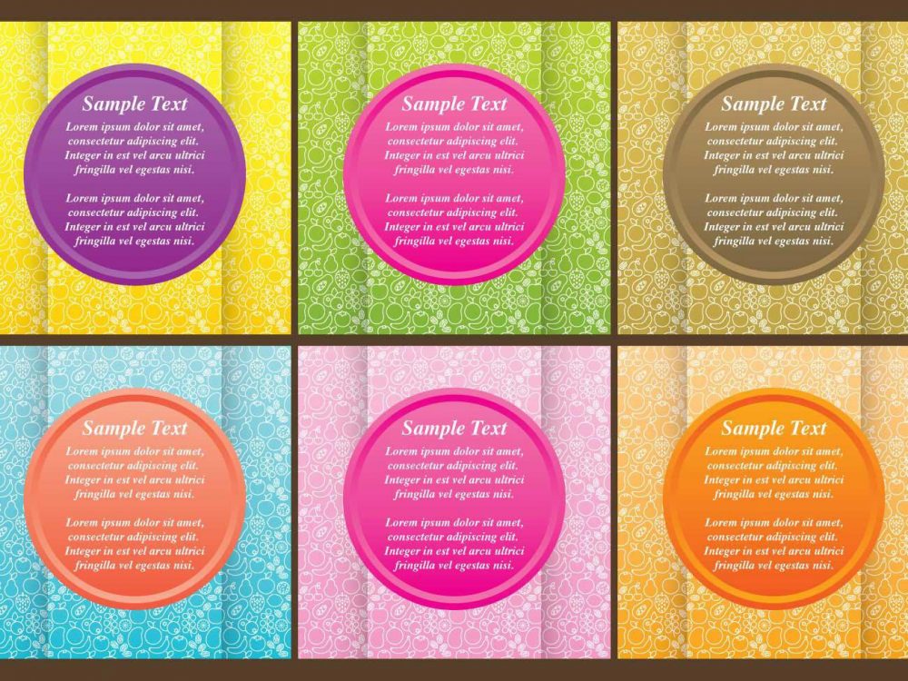 Free Fruit Vector Pattern