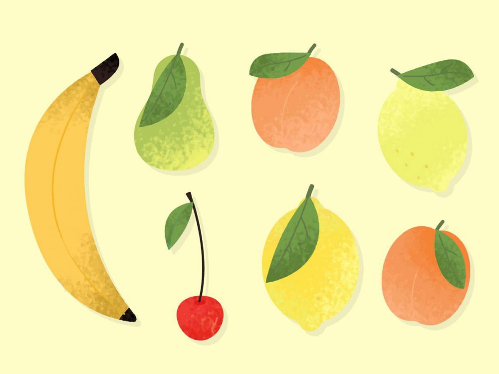 Free Fruit Vector Pattern