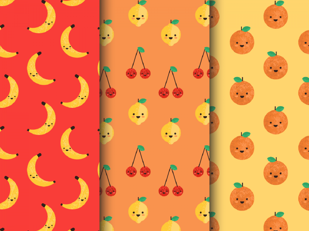 Free Fruit Vector Pattern