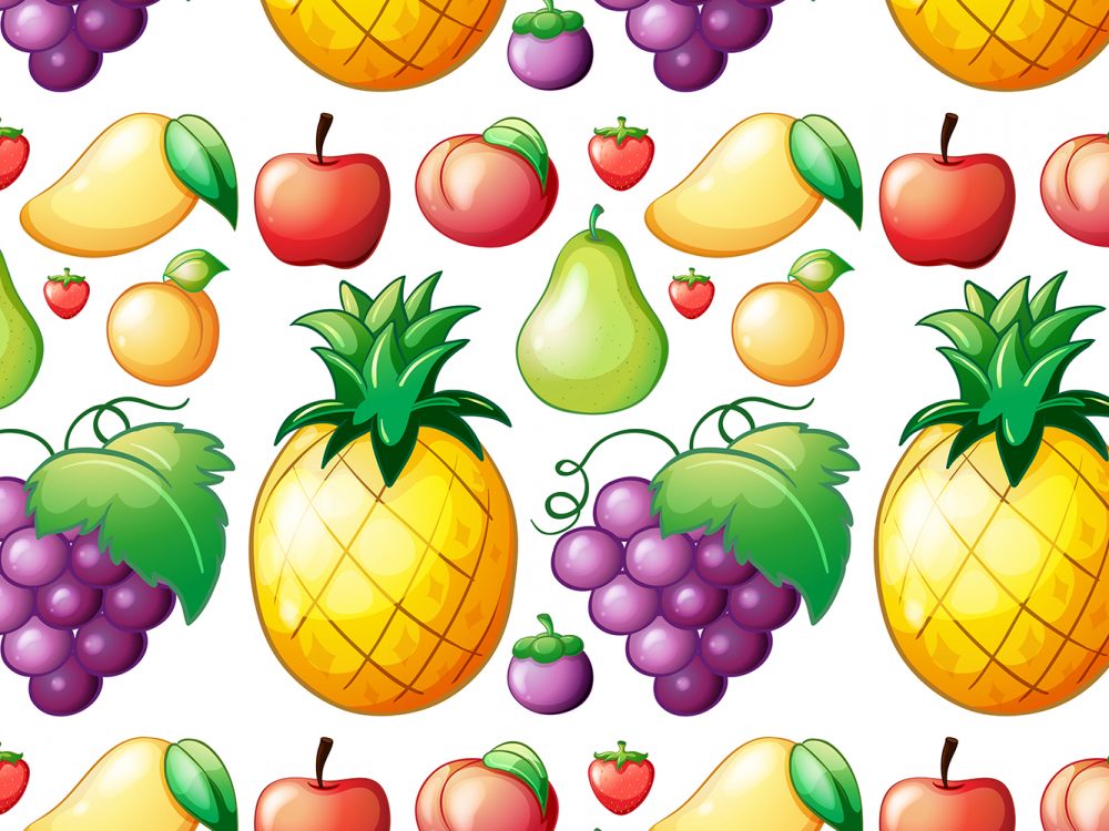 Free Fruit Vector Pattern