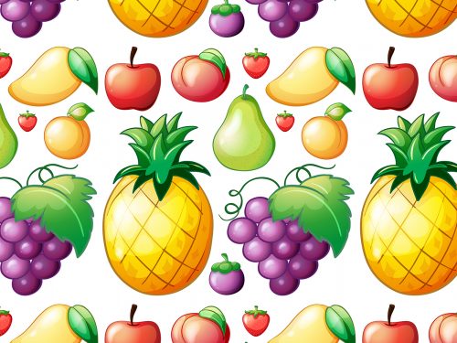 Free Fruit Vector Pattern