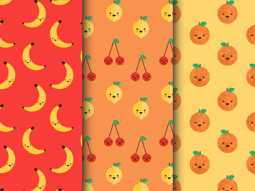 Free Fruit Vector Pattern