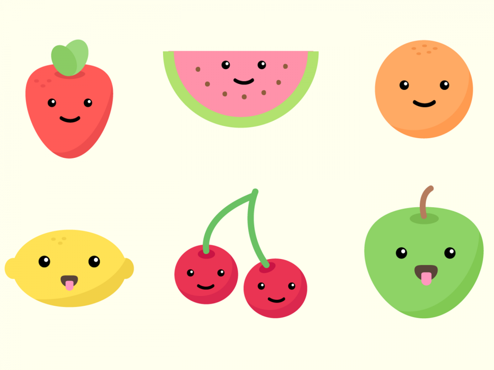 Fruit Vector Icons
