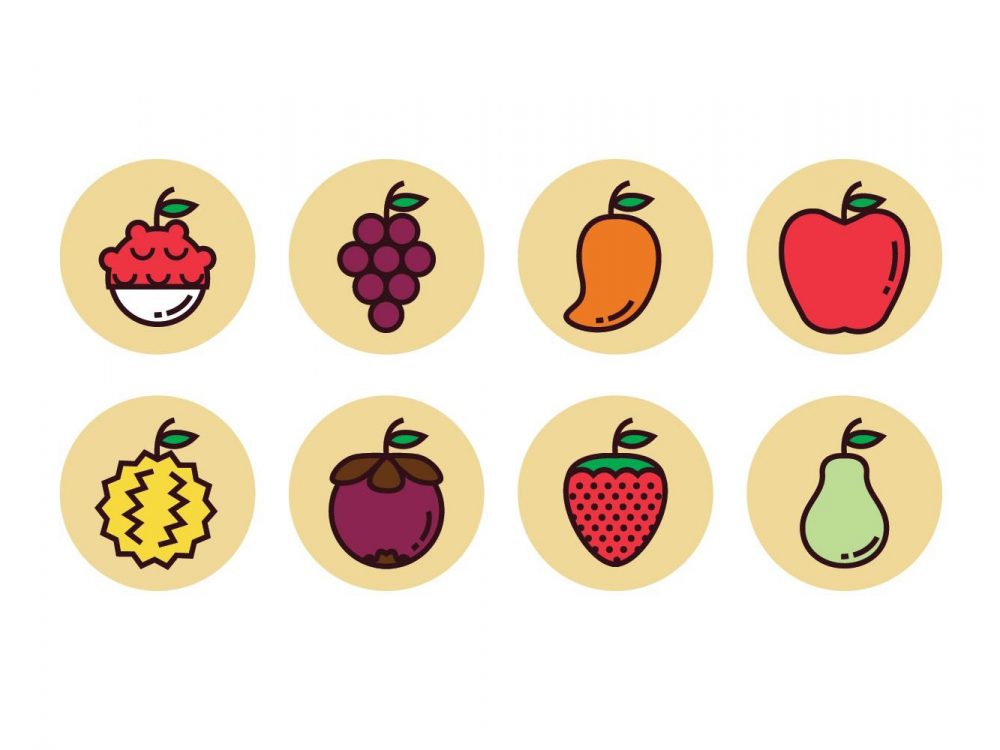 Fruit Vector Icons