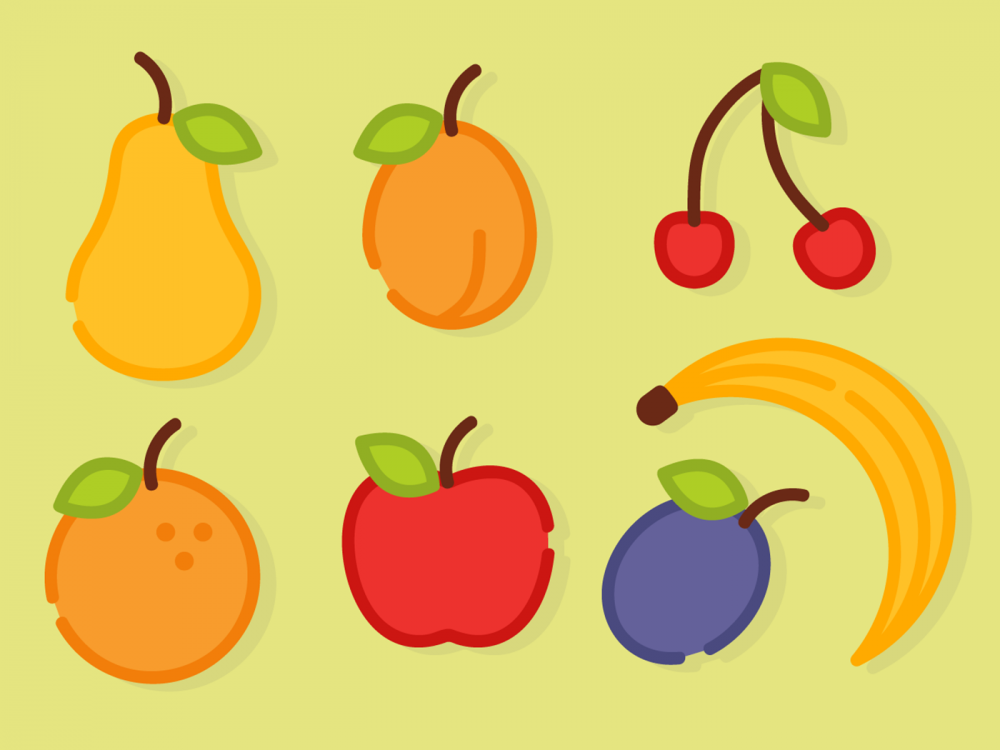 Fruit Vector Icons