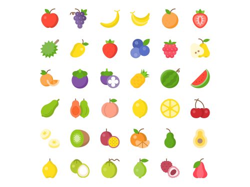 Fruit Vector Icons