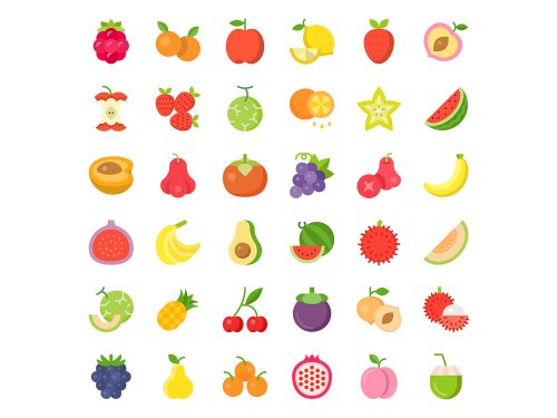 Fruit Vector Icons