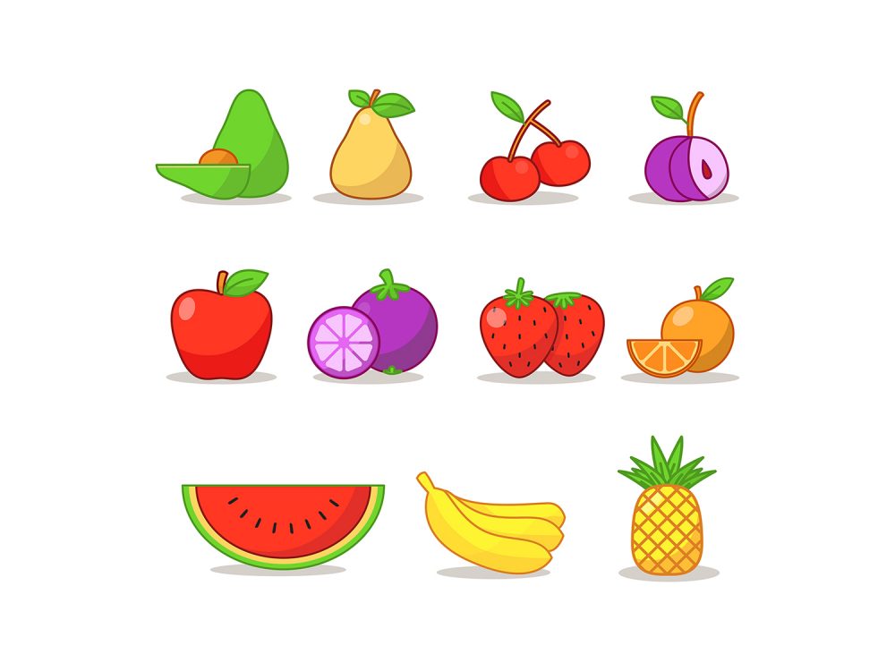 Fruit Vector Icons