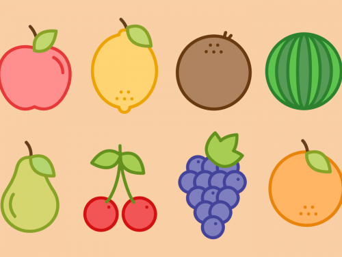 Fruit Vector Icons