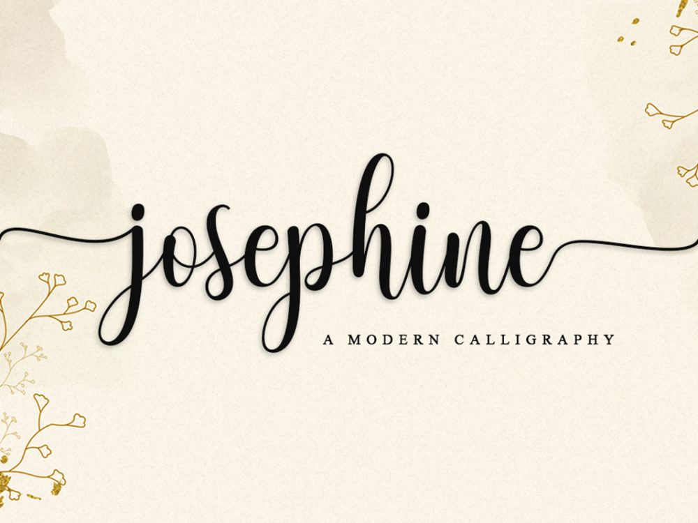 Josephine Script Free Font