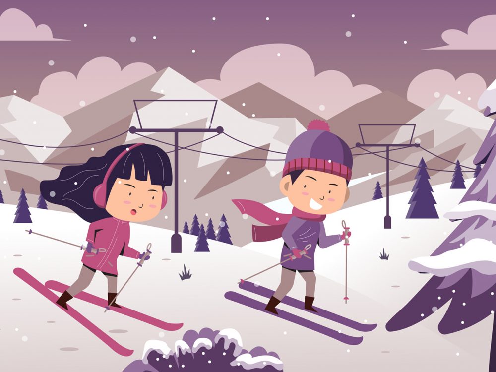 Kids Winter Sport Activity