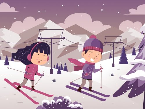 Kids Winter Sport Activity