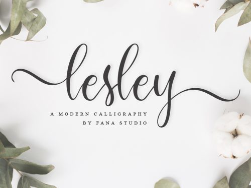 Lesley Script Free Font