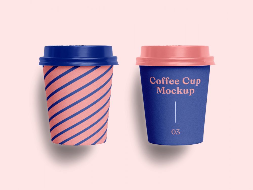 Paper Cups Mockup